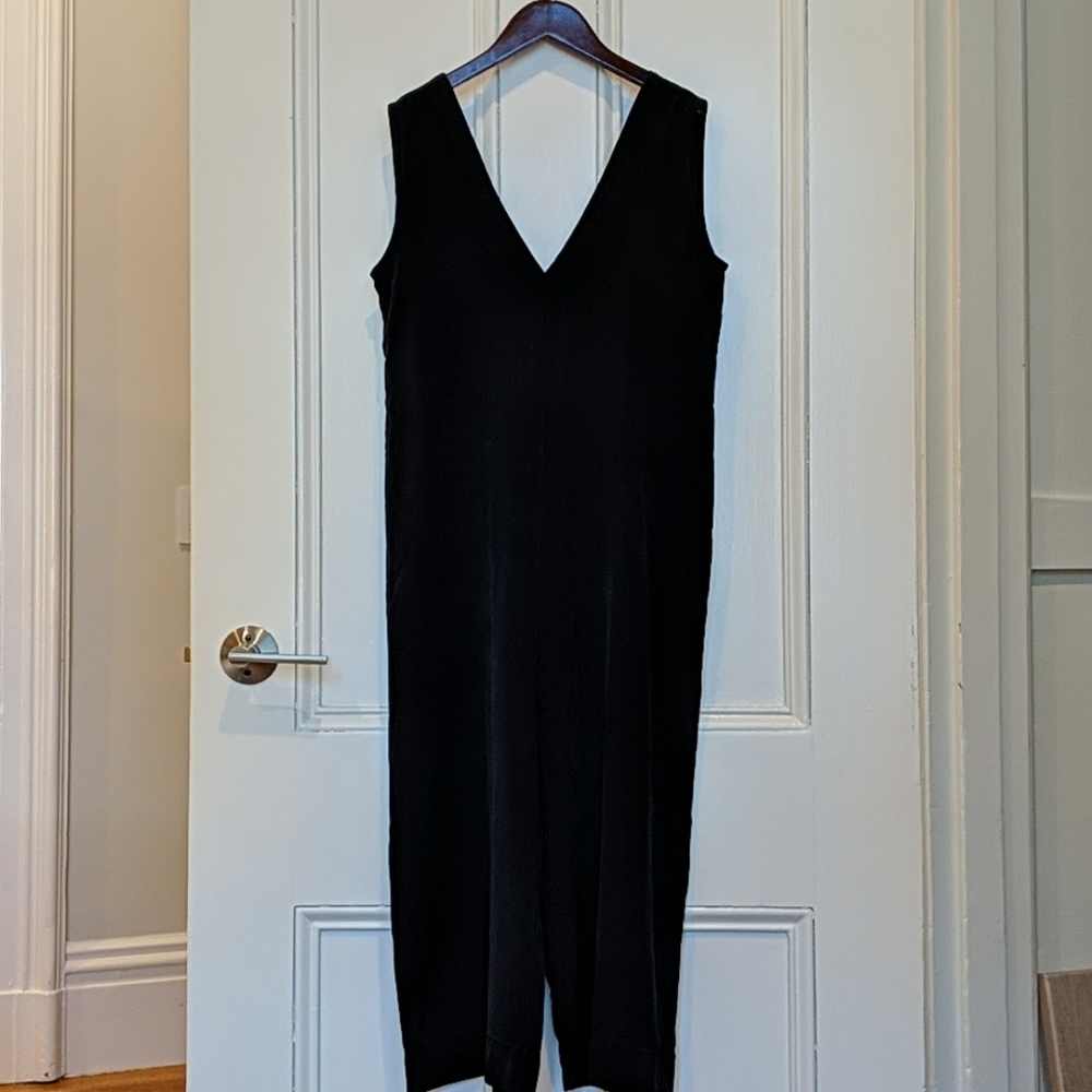 Elizabeth Suzann Mara Jumpsuit XS-Short Navy Silk